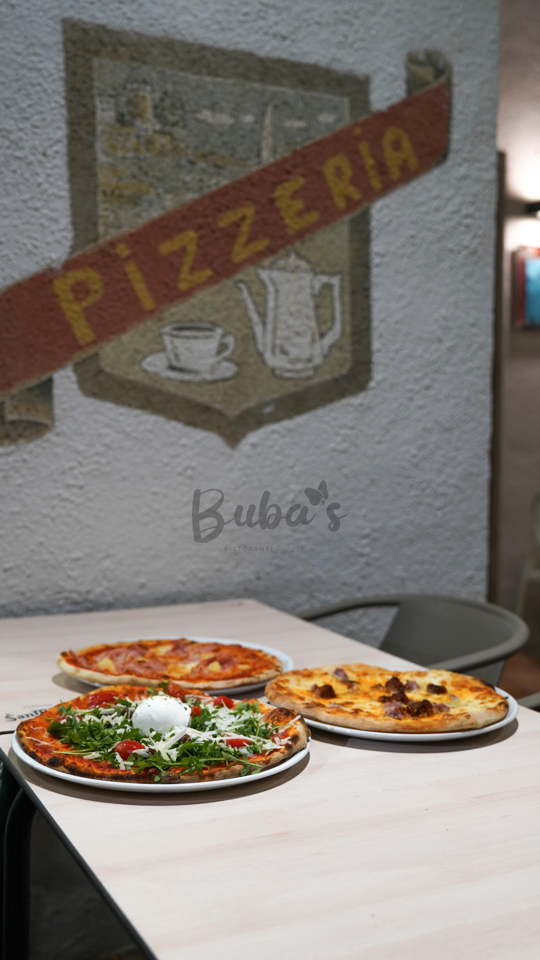 Pizzas de Buba’s